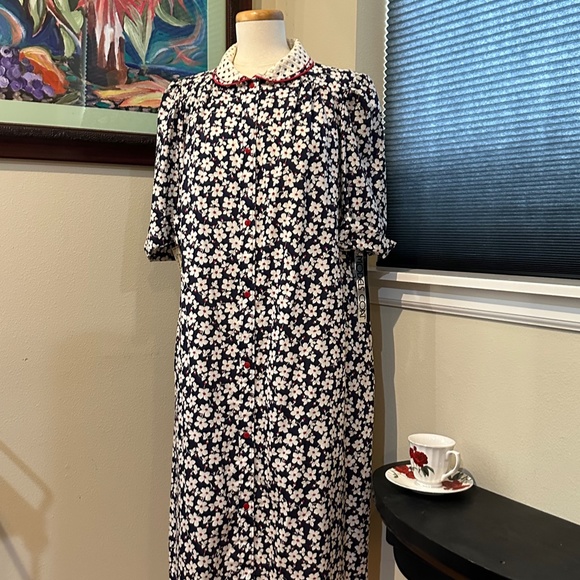 Vintage 1960s Model's Coat in Red, White and Blue - New w/ Tags - So Cute. - Picture 11 of 16